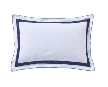 Постельное белье Blanc des Vosges Egerie Bleu Corinthe евро 200х220 перкаль - фото 4