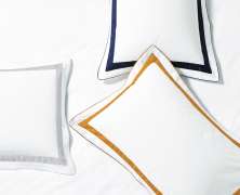 Постельное белье Blanc des Vosges Egerie Bleu Corinthe евро 200х220 перкаль - фото 5