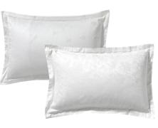 Наволочка Blanc des Vosges Hesperide Nacre 50х75 сатин жаккард