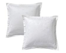 Наволочка Blanc des Vosges Hesperide Nacre 50х75 сатин жаккард - фото 1