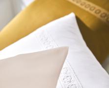 Наволочка Blanc des Vosges Heritage Blanc 50х75 сатин с кружевом - фото 3