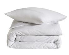 Постельное белье Blanc des Vosges Heritage Blanc евро 200х220 сатин с кружевом - фото 1