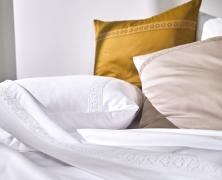 Постельное белье Blanc des Vosges Heritage Blanc евро 200х220 сатин с кружевом - фото 3