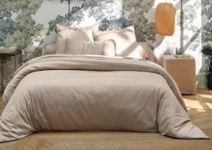 Постельное белье Blanc des Vosges Heritage Chanvre евро 200х220 сатин с кружевом - основновное изображение