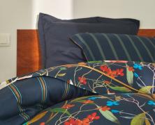 Наволочка Blanc des Vosges Giardino Nuit 50х75 хлопок сатин - фото 2