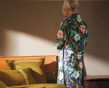 Постельное белье Blanc des Vosges Giardino Nuit евро 200х220 хлопок сатин - фото 8