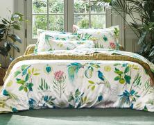 Постельное белье Blanc des Vosges Paradesia Ocre евро 200х220 хлопок сатин