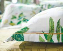 Постельное белье Blanc des Vosges Paradesia Ocre евро 200х220 хлопок сатин - фото 2