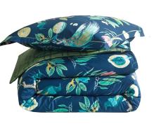 Постельное белье Blanc des Vosges Paradesia Emeraude евро 200х220 хлопок сатин - фото 1