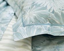 Постельное белье Blanc des Vosges Serenite Bleu Ciel евро 200х220 перкаль - фото 3