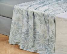 Постельное белье Blanc des Vosges Serenite Bleu Ciel евро 200х220 перкаль - фото 4