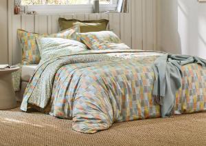 Постельное белье Blanc des Vosges Mix And Match 1.5 спальное 155х200 хлопок сатин - основновное изображение