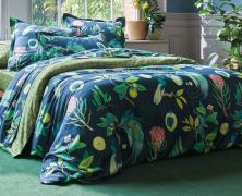 Постельное белье Blanc des Vosges Paradesia Emeraude евро 200х220 хлопок сатин Постельное белье Blanc des Vosges Paradesia Emeraude евро 200х220 хлопок сатин