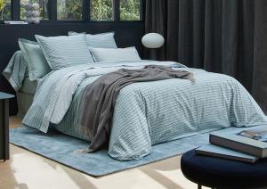 Постельное белье Blanc des Vosges Dandy Sauge евро 200х220 перкаль - основновное изображение