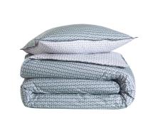 Постельное белье Blanc des Vosges Dandy Sauge евро 200х220 перкаль - фото 1