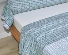 Постельное белье Blanc des Vosges Dandy Sauge евро 200х220 перкаль - фото 4