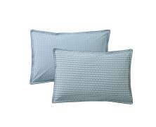 Постельное белье Blanc des Vosges Dandy Sauge евро 200х220 перкаль - фото 9