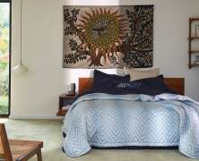 Постельное белье Blanc des Vosges Gravity Bleu Celeste евро 200х220 хлопок сатин - фото 6