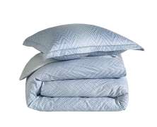 Постельное белье Blanc des Vosges Gravity Bleu Celeste евро 200х220 хлопок сатин - фото 8