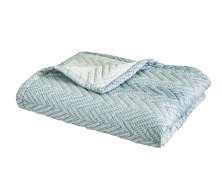 Постельное белье Blanc des Vosges Gravity Bleu Celeste евро 200х220 хлопок сатин - фото 13