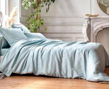 Постельное белье Blanc des Vosges Eole Glacier евро 200х220 сатин-жаккард