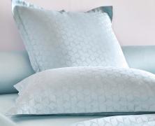 Постельное белье Blanc des Vosges Eole Glacier евро 200х220 сатин-жаккард - фото 3