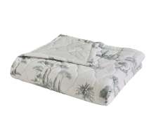 Постельное белье Blanc des Vosges Promenade Sauge евро 200х220 перкаль - фото 9