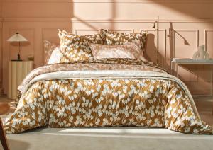 Постельное белье Blanc des Vosges Envolee Cuivre евро 200х220 хлопок сатин - основновное изображение