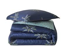 Постельное белье Blanc des Vosges Palm Gove Nuit евро 200х220 хлопок сатин - фото 1