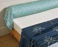 Постельное белье Blanc des Vosges Palm Gove Nuit евро 200х220 хлопок сатин - фото 4