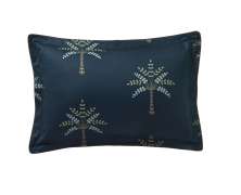 Постельное белье Blanc des Vosges Palm Gove Nuit евро 200х220 хлопок сатин - фото 7