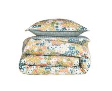 Постельное белье Blanc des Vosges Spring Azur 1.5 спальное 155х200 перкаль - фото 1