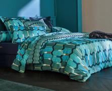 Постельное белье Blanc des Vosges Mosaic Cobalt евро 200х220 хлопок сатин Постельное белье Blanc des Vosges Mosaic Cobalt евро 200х220 хлопок сатин