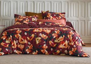 Постельное белье Blanc des Vosges Rhapsodie Grenat евро 200х220 хлопок сатин - основновное изображение