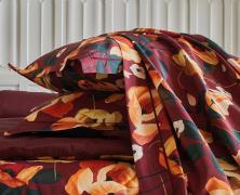 Постельное белье Blanc des Vosges Rhapsodie Grenat евро 200х220 хлопок сатин - фото 2