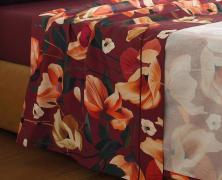 Постельное белье Blanc des Vosges Rhapsodie Grenat евро 200х220 хлопок сатин - фото 3