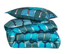 Постельное белье Blanc des Vosges Mosaic Cobalt евро 200х220 хлопок сатин - фото 5