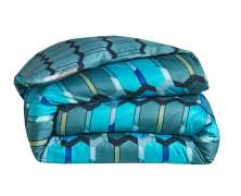 Постельное белье Blanc des Vosges Mosaic Cobalt евро 200х220 хлопок сатин - фото 6