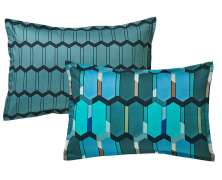 Постельное белье Blanc des Vosges Mosaic Cobalt евро 200х220 хлопок сатин - фото 7