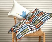 Постельное белье Blanc des Vosges Dots Celeste 1.5 спальное 155х200 перкаль - фото 1