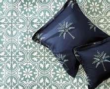 Постельное белье Blanc des Vosges Palm Gove Nuit евро 200х220 хлопок сатин - фото 5