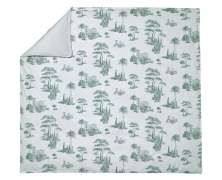 Постельное белье Blanc des Vosges Promenade Sauge евро 200х220 перкаль - фото 6