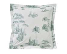 Постельное белье Blanc des Vosges Promenade Sauge евро 200х220 перкаль - фото 8