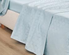 Постельное белье Blanc des Vosges Eole Glacier евро 200х220 сатин-жаккард - фото 3