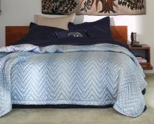 Постельное белье Blanc des Vosges Gravity Bleu Celeste евро 200х220 хлопок сатин - фото 1
