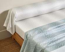 Постельное белье Blanc des Vosges Gravity Bleu Celeste евро 200х220 хлопок сатин - фото 4
