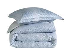 Постельное белье Blanc des Vosges Gravity Bleu Celeste евро 200х220 хлопок сатин - фото 9