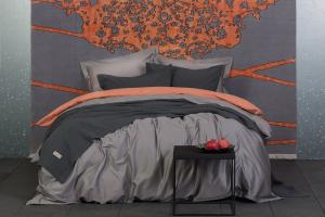 Постельное бельё DecoFlux Black Sand евро 200х220 мако-сатин - основновное изображение