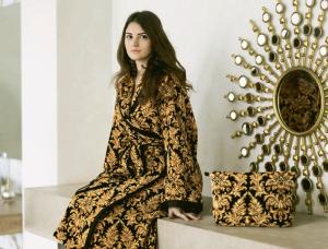 Халат шенилловый капюшоном Feiler Sanssouci - основновное изображение