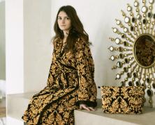 Халат шенилловый капюшоном Feiler Sanssouci